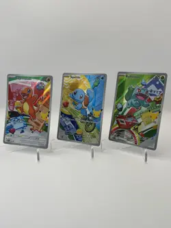 Pokemon First Partner Illustration Kanto Starter Set 037, 038, 039 Englisch (EN) - Image 5