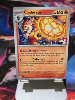 Cinderace 28/132 Pokemon Prize Pack Series 8 Promo Pokemon Card Non Holo - Image 1