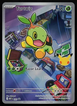 Turtwig - 040 Mega Evolution Promo MEP Holo Promo First Partner Pokemon NM - Image 1