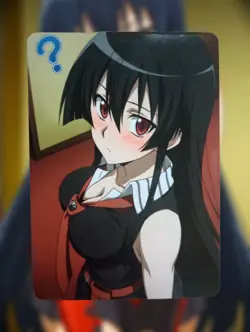 Akame Akame Ga Kill Anime Waifu Sexy Goddess Doujin Lewd Hentai Card - Image 1