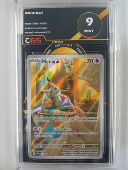 Carte Pokemon FR Mimiqui (SVP 075) SV Black Star Promos CGG 9 27660020 - Image 1