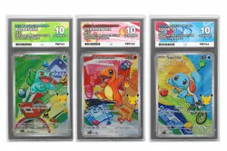 Pokemon First Partner Illustration collection SEQUENTIAL ACE 10s MEP 037 038 039 - Image 1