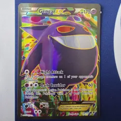 Gengar EX - Phantom Forces 114/119 - Full Art - Pokemon TCG Card LP SEE PIC+DISC - Image 1