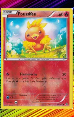 Poussifeu Reverse -XY5:Primo Choc - 25/160 - Carte Pokemon Neuve Francaise - Image 1