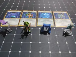 Dungeon Dice Monsters Yugioh Custom Figure & Card lot DDM - Image 3