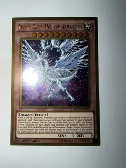 Yu-Gi-Oh Deep-Eyes White Dragon MVP1-ENG05 Gold Rare 1st Edition - Image 1