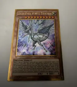 Yu-Gi-Oh Deep-Eyes White Dragon MVP1-ENG05 Gold Rare 1st Edition - Image 2