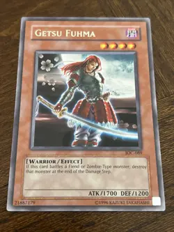 Yu-Gi-Oh! TCG Getsu Fuhma Invasion of Chaos IOC-089 Unlimited Rare VLP - Image 1