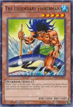 The Legendary Fisherman - SP17-EN001 - Starfoil Rare - 1st Edition - Lightly Pla - Image 1