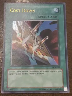 Yu-Gi-Oh! TCG Cost Down DCR-053 Dark Crisis Unlimited Edition Ultra Rare VLP - Image 1
