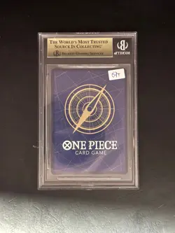 UTA OP02-120 Secret Rare Alt Art 2022 Decisive Battle One Piece BGS 9.5 - Image 2
