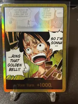 One Piece Gold DON!! OP15 ENGLISH Luffy Golden Bell - Adventure On Kamis Island - Image 1