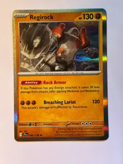 Pokemon TCG Card - Regirock 082/159 Holo | Journey Together JTG | NM/M FAST SHIP - Image 1