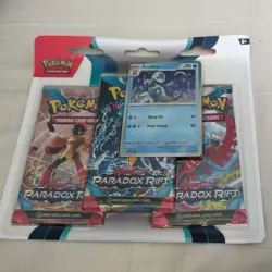 Pokemon Scarlet & Violet Paradox Rift: 3 Pack Blister Arctibax - Image 1