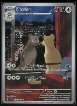 Pokemon Persian - Illustration Rare Holo SV: Shrouded Fable 078/064 NM - Image 1