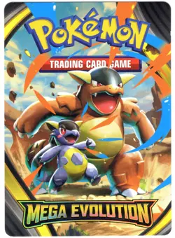 Mega Kangaskhan Trainer Tip Card- Mega Evolution - Pokemon MEG Lunatone LP - Image 1