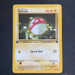 Voltorb 69/82 1st Edition Team Rocket Common Pokemon Card - Image 1