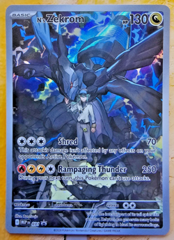 N’s Zekrom 031 Mega Evolution Promo Holo – Pokemon Black Star Promo Card NM - Image 1