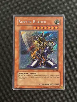 Buster Blader BPT-008 Yu-Gi-Oh Secret Rare Card Lightly Played LP - Image 1