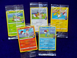 Pokemon Futsal On The Ball Football set, 5 Promo cards all Sealed bin - Image 1