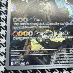 N’s Zekrom 031 MEP EN Mega Evolution Promo Full Art NM Pokemon Card - Image 5