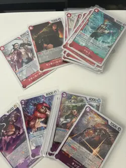 One Piece Cards Sammelkarten TCG Englisch Japanisch Holo Bulk - Image 3