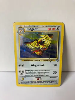 Pidgeot 8/64 Jungle Holo Rare Pokemon Card WOTC 1999 MP - Image 1