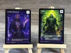 WONDERS OF THE FIRST CALL OF STONES MYTHIC 2 CARD LOT PAPER OZY OZY LORD KHARETH - Image 1