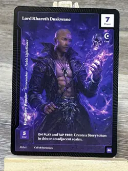 WONDERS OF THE FIRST CALL OF STONES MYTHIC 2 CARD LOT PAPER OZY OZY LORD KHARETH - Image 3