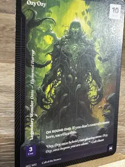 WONDERS OF THE FIRST CALL OF STONES MYTHIC 2 CARD LOT PAPER OZY OZY LORD KHARETH - Image 4