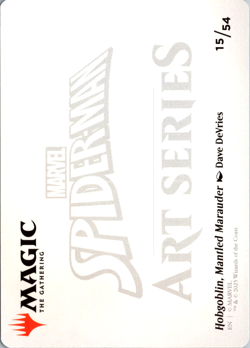 Hobgoblin, Mantled Marauder Art Card S Art Series: Marvel Spider-Man 15 NM Magic - Image 2