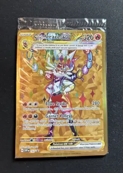 Pokemon Cinderace ex Full Art Holo Promo Scarlet & Violet 163 320 HP TCG Card - Image 1