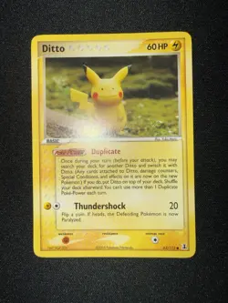 Ditto (Pikachu) 63/113 - EX Delta Species - Non Holo Pokemon TCG Card English - Image 1