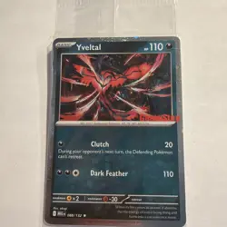 Sealed Mega Evolution Yveltal 088/132 GameStop Stamped Promo Card NM - Image 1