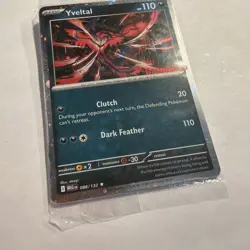 Sealed Mega Evolution Yveltal 088/132 GameStop Stamped Promo Card NM - Image 3