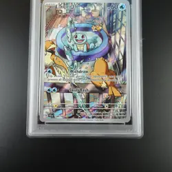 PSA 10 Squirtle 148/142 Pokemon Stellar Crown Full Art Rare Graded Card - Image 3