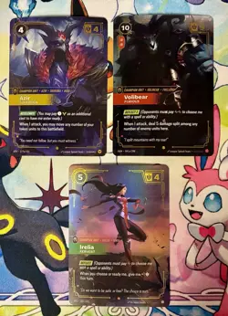 League of Legends TCG Champion Card Lot - Volibear, Irelia, Azir, Ahri - Image 1