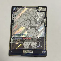 Son Goku SB02-023 Super Rare Manga Art Foil Dragon Ball Super Card Game | NM - Image 1