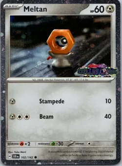 Meltan (Stellar Crown Stamped) Common Miscellaneous Cards & Products 102/142 NM - Image 1