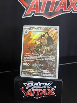 Pokemon TCG White Flare Mandibuzz 145/086 Illustration Rare Full Art Holo - Image 1