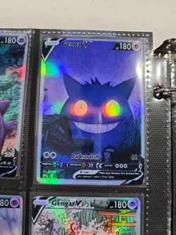 Lot of 9 Custom holo fanart mixed V Pokemon Trading Card Sleeved & Top Loaded!! - Image 5