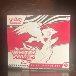 🚨WHITE FLARE ETB🚨 | GREAT CONDITION! Factory Sealed 📦 | Pokemon 65 cards 👑 - Image 1