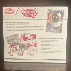 🚨WHITE FLARE ETB🚨 | GREAT CONDITION! Factory Sealed 📦 | Pokemon 65 cards 👑 - Image 2