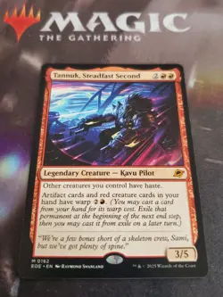 Mtg. Tannuk, Steadfast Second. Edge of Eternities. Pack Fresh - Image 1