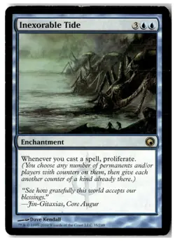 MTG Inexorable Tide - Scars of Mirrodin Heavily Played English - Image 1