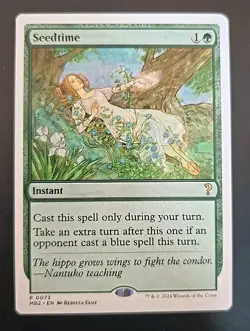 Seedtime (White Border) Mystery Booster 2 MTG Regular Near Mint - Image 1