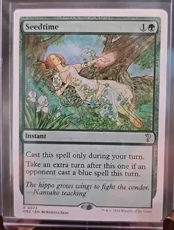 Seedtime (White Border) Mystery Booster 2 MTG Regular Near Mint - Image 3