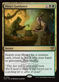 1x Dina's Guidance - NM - Secrets of Strixhaven MTG - Image 1