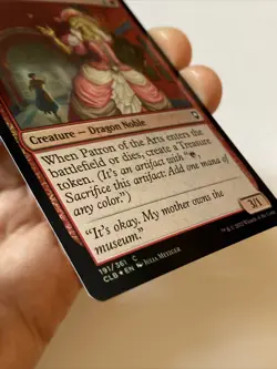 MTG Patron of the Arts *FOIL* Commander Legends Baldur's Gate 191/361 NM - Image 2