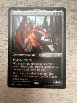 Ob Nixilis, Unshackled Double Masters 2022 Rare Black Legendary Creature 442 NM - Image 1